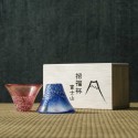 Paire de verres à Saké Fuji pour la dégustation du saké japonais