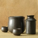 Kanzake Set, accessoires en céramique pour faire chauffer le saké japonais