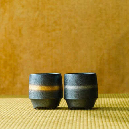 Kihara Shokintai Sakazuki Set, service à saké japonais