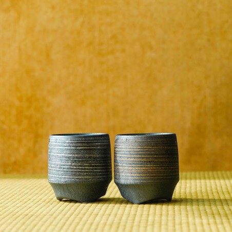 Kihara Kasuri Sakazuki Set, service à saké japonais