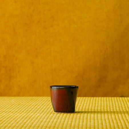 bols à saké japonias, Urushi Brown Choko, pour déguster le saké chaud