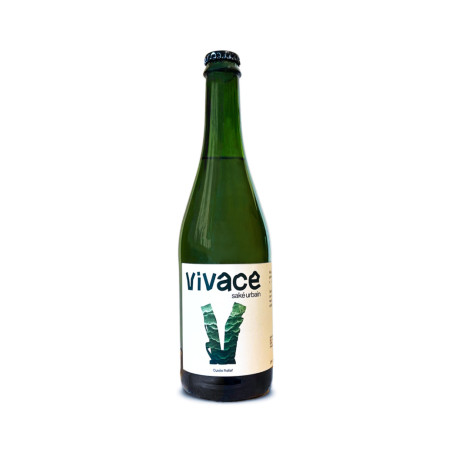 Bouteille de saké français Vivace relief