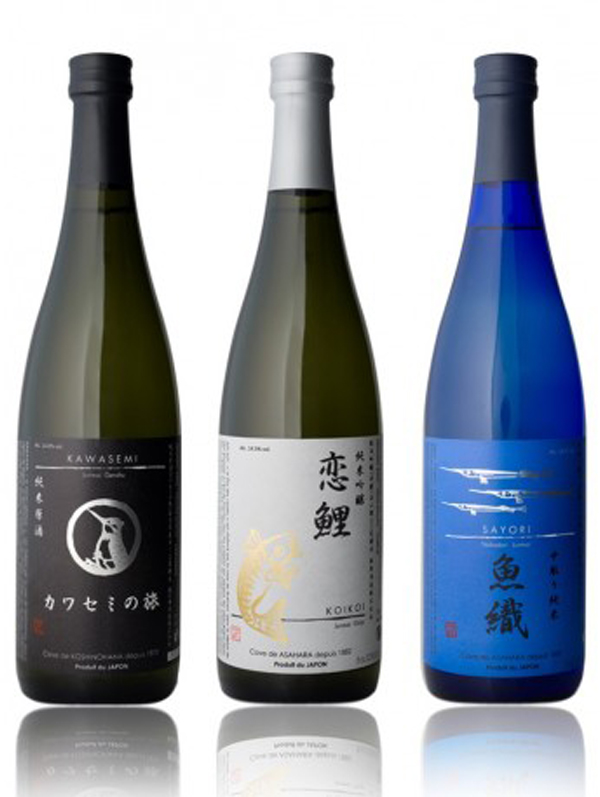 combinaison découverte de 3 sakés japonais format 72cl