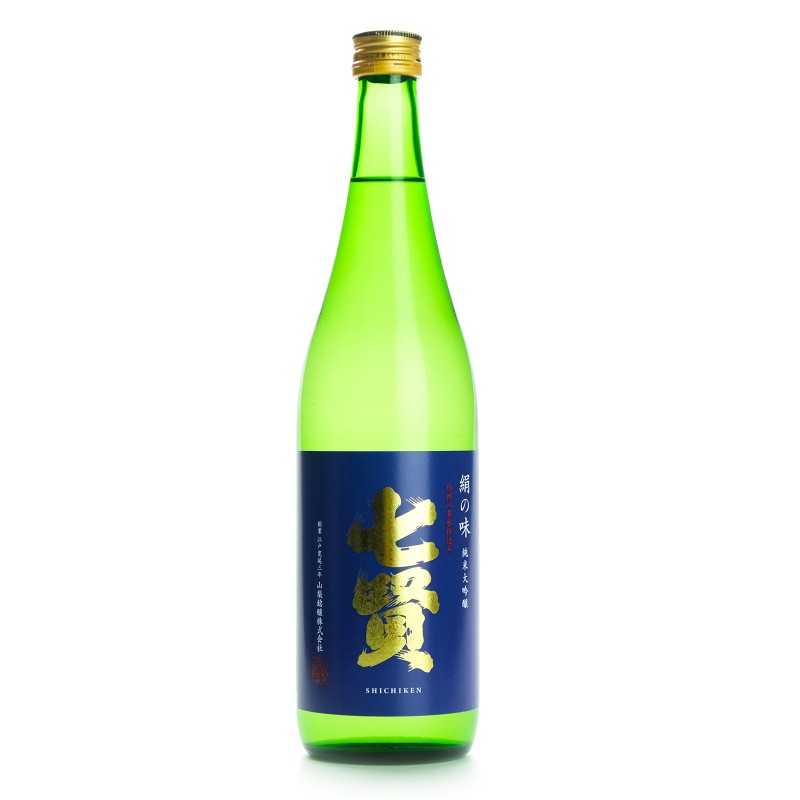 Bouteille de saké Shichiken daiginjo